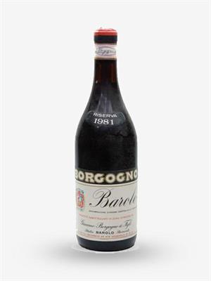 BAROLO DOCG 1981 GIACOMO BORGOGNO LT 0,750