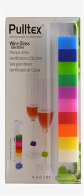 SEGNABICCHIERI PWC IDENTITY 10 PEZZI MULTICOLORE