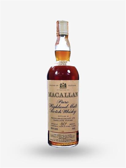 THE MACALLAN SCOTCH WHISKY 1952 80PROOF 15Y.O.45,85%0,75