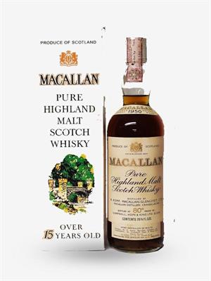 THE MACALLAN GLENLIVET 1950 PURE HIGH. MALT 43,7% L0,700