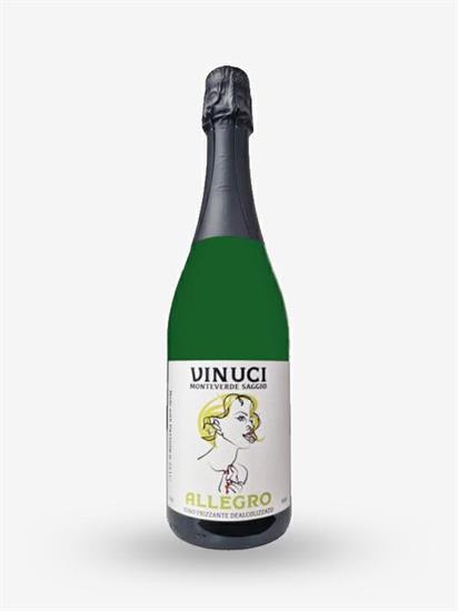 VINUCI ALLEGRO VINO BIANCO SPUMANTE DEALCOLIZZATO LT0,75