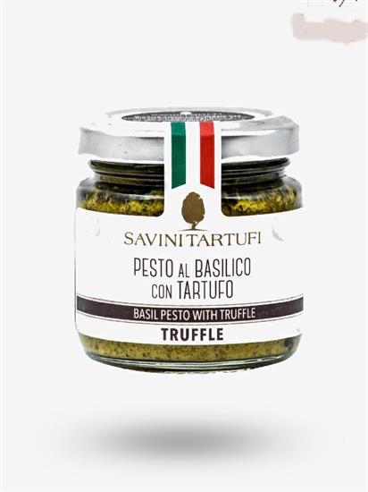 PESTO AL BASILICO CON TARTUFO SAVINI TARTUFI 90 GR